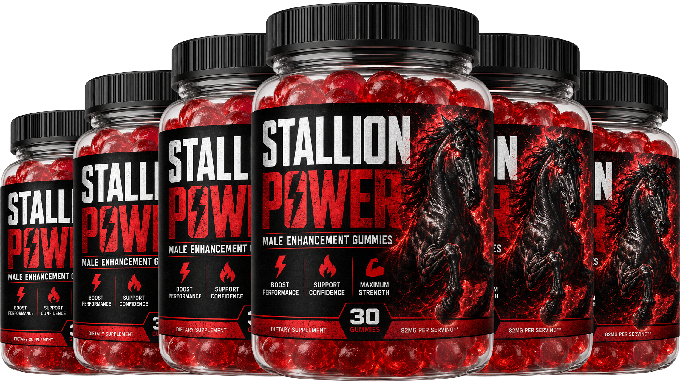Stallion Power 6 Bottle Package