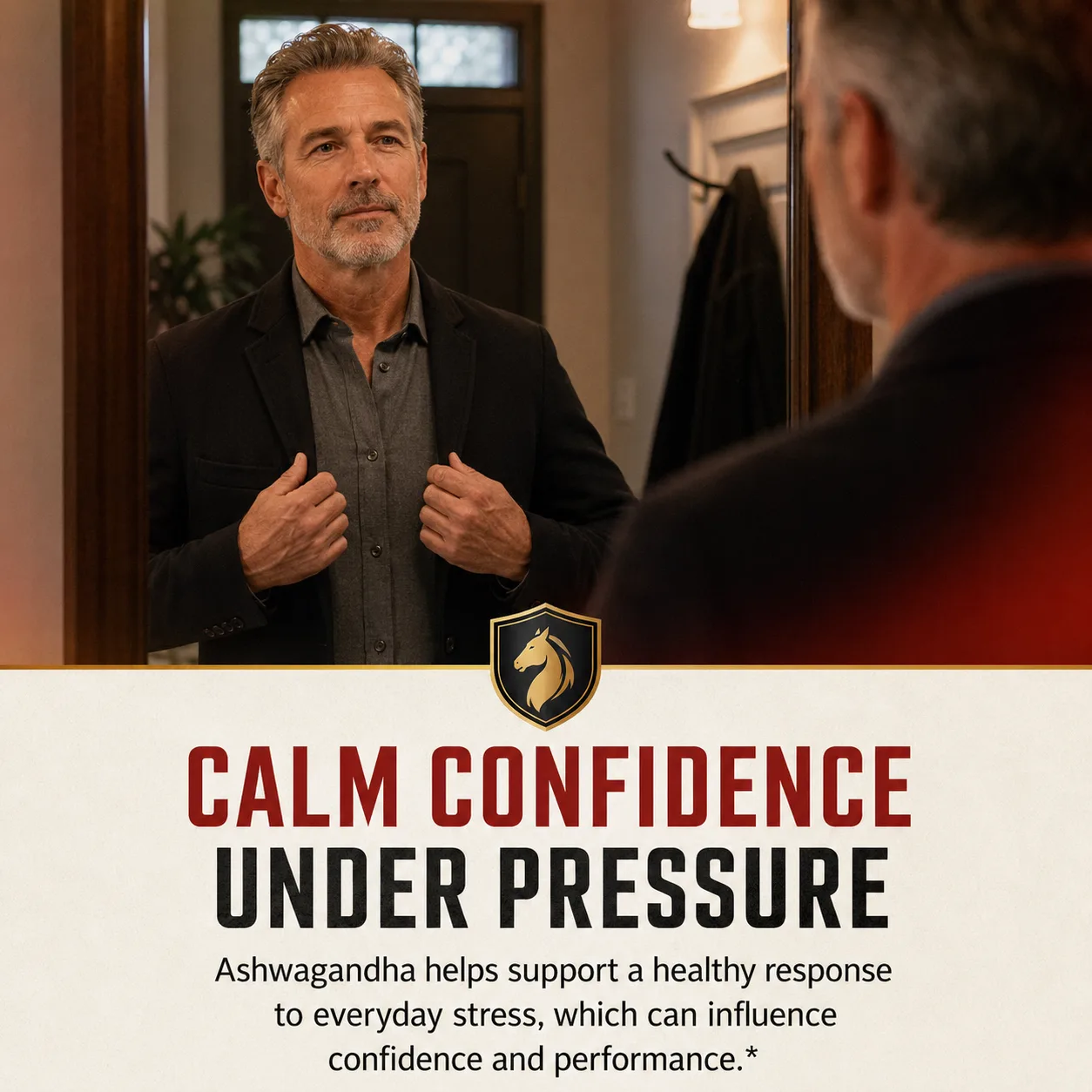 Calm confidence under pressure